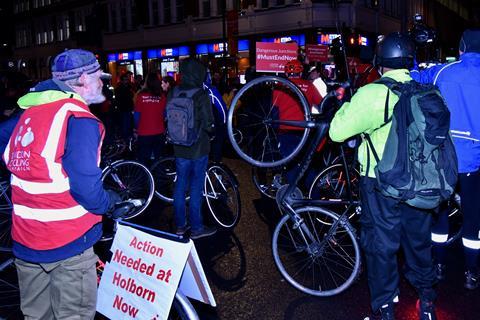 Vigil for Shatha Ali, solicitor killed in Holborn cycling accident